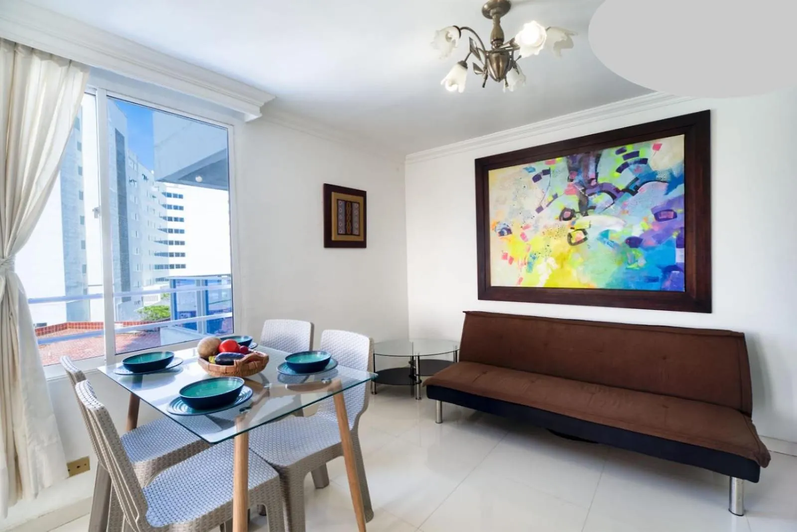 Al-1C Apartamento De 1 Alcoba Cerca Al Mar Aire Acondicionado Wifi Y Piscina Cartagena 0*,  Colombia